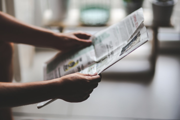 Man Reading Newspaper Photo CC0 Public Domain By Kaboompics Karolina